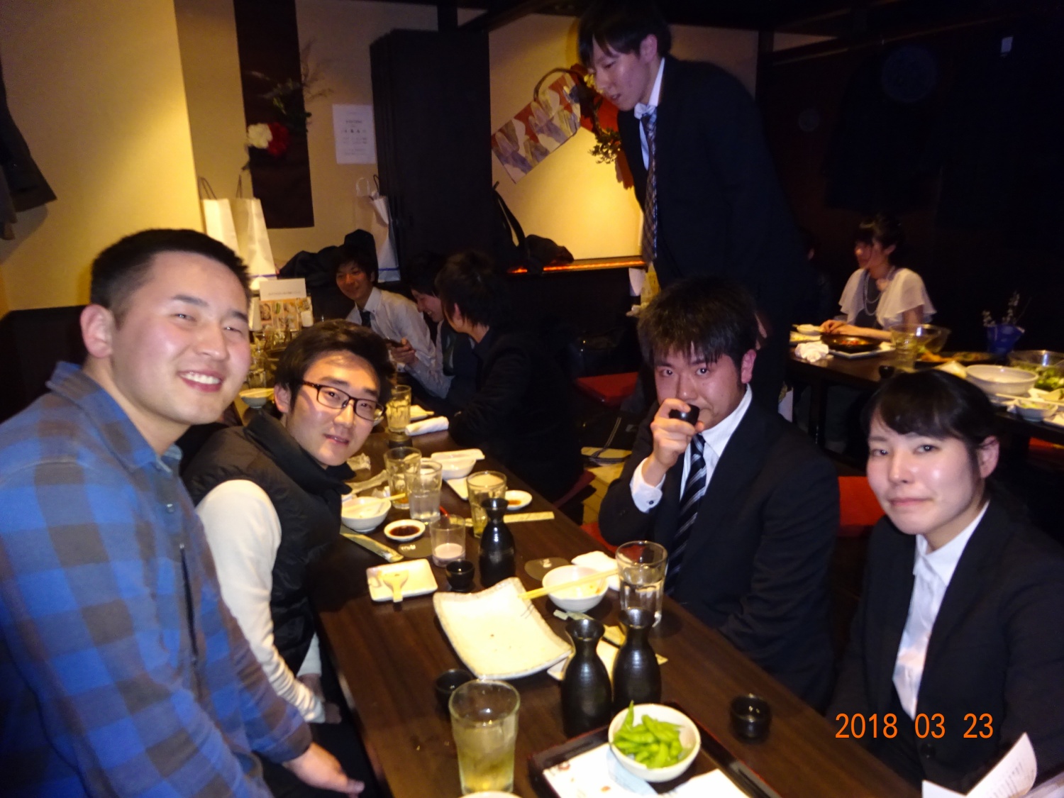 M1も合流!飲んでます!